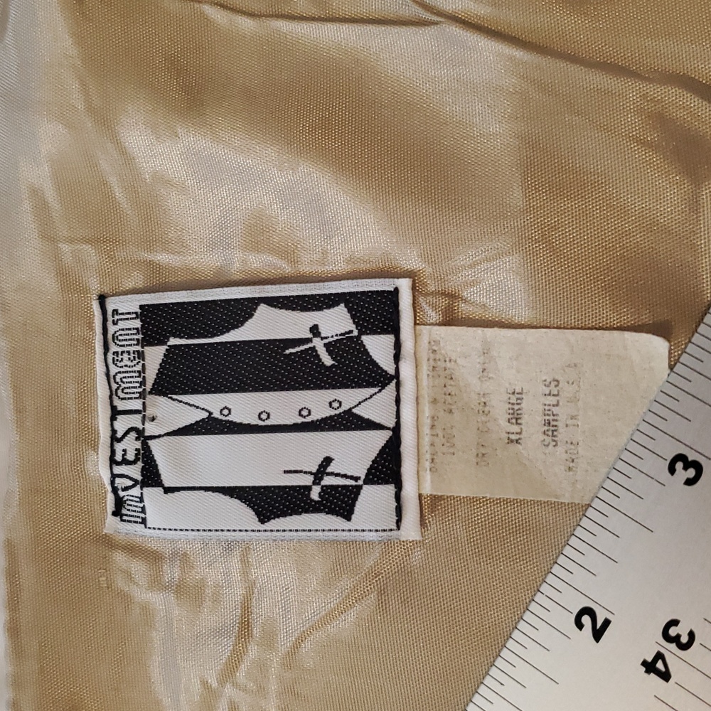 Investments Vest Size XL Musical Instruments - Picture 3 of 7